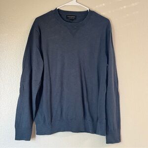 Banana Republic Men's Blue Crewneck Sweater